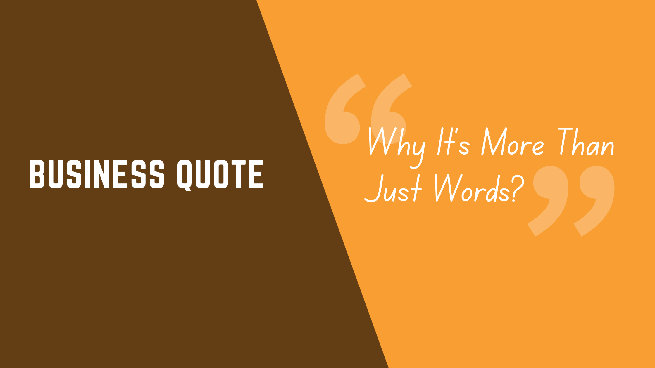 Business Quote