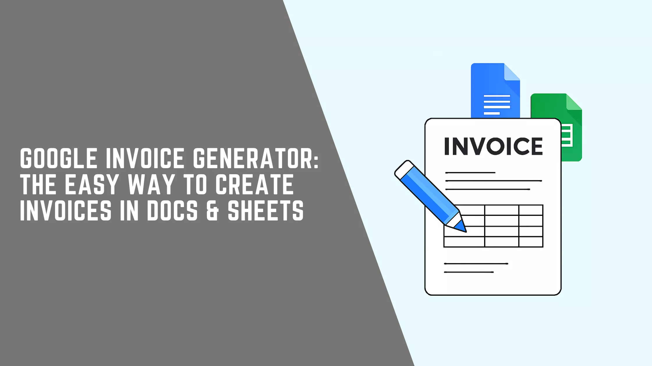 Google Invoice Generator
