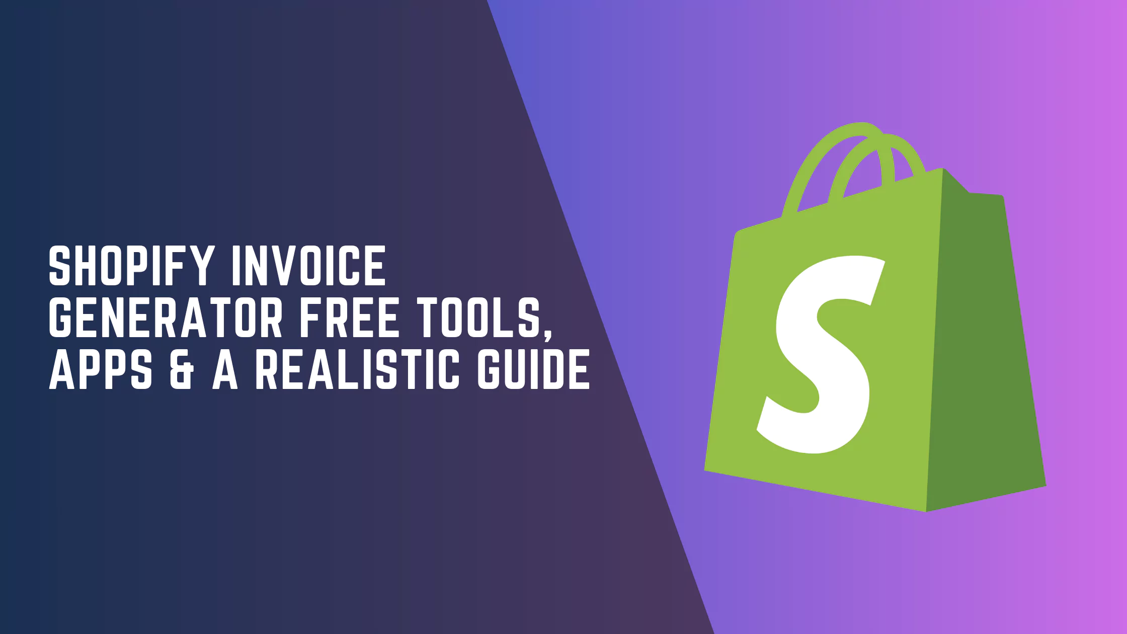 Shopify Invoice Generator